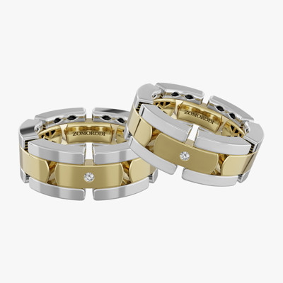Soren Diamond Matching Wedding Rings